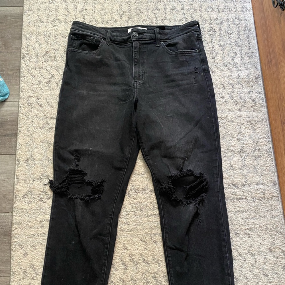 Black womens jeans brand is eunina size 15